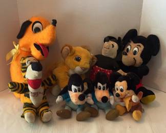 Vintage Disney Stuffed Animals