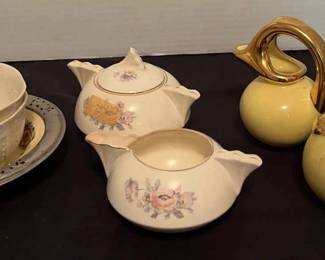 Sugar Bowl And Creamer Pitchers