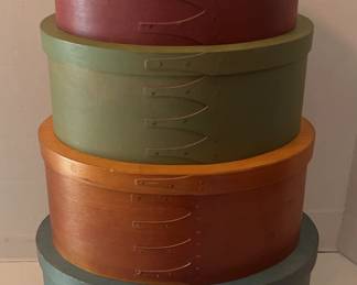 Set of 4 Vintage ShakerStyle Nesting Boxes