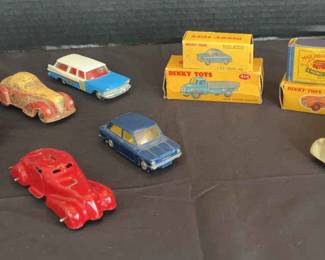 Vintage Corgi and Dinky Diecast Cars