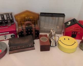 Miscellaneous Coin Banks