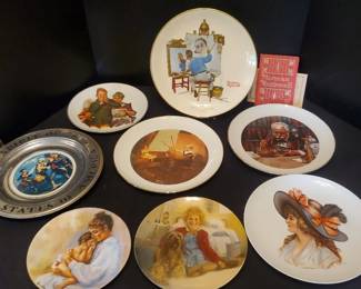 Plates Norman Rockwell, Knowles Orphan Annie, Marian Carlsen