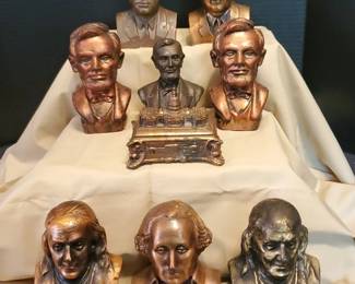 Collectible Presidential Bust Banks