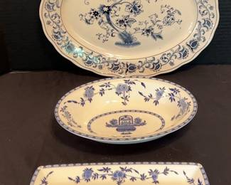 Haviland Oval Rectangle Platters Double Phoenix Nikko of Japan