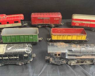 Marx Co. Tinplate Train set