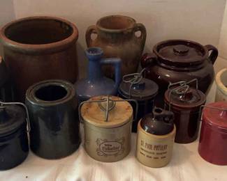 Ceramic Pots, Crocks, and Planters
