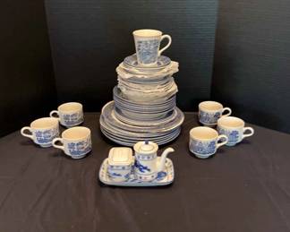 Johnson Brothers Willow and Assorted China Pieces
