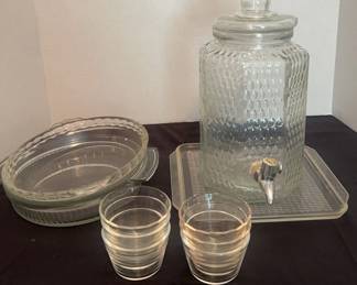 Assorted Kitchen Glassware