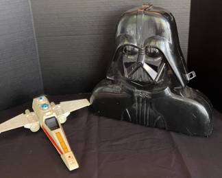 Vintage Star Wars Including Darth Vader Carrying Case With Figures
