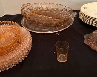 Amber Glassware Collection