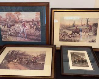 Foxhunting Painting Prints