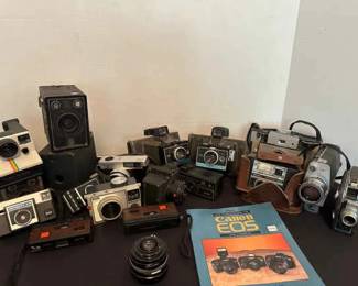 Collection Of Vintage Film Cameras