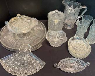 Cut Glass Serve ware