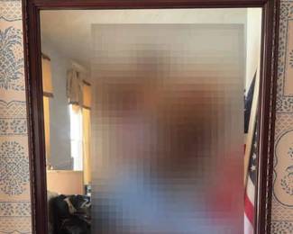Mahogany Wall Mirror