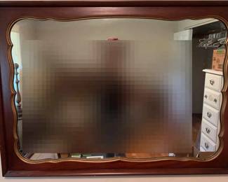 Wooden Wall Mirror