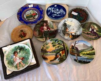 Variety Of Collectible Vintage Plates