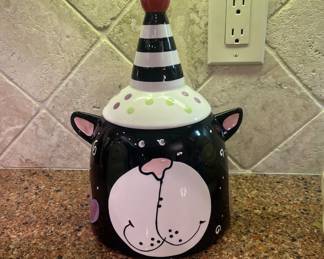 Cat cookie jar