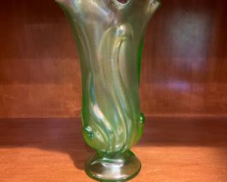 Vintage USA, Fenton art glass sea mist green