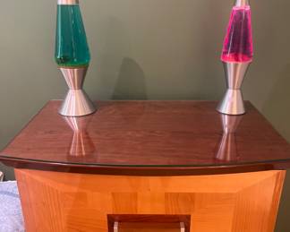 Design Group, nightstand, groovy bubble lamps
