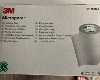 Selection of medical bandages and gauze