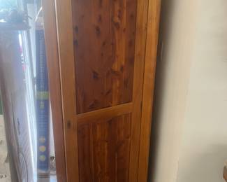 Wood wardrobe