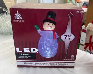 7 1/2 foot LED snowman