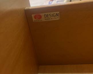 Interior drawer of dresser