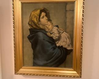 Madonna of the streets oil painting