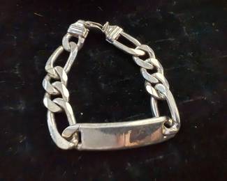 Mens Sterling Silver Bracelets