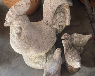 Concrete Hen and Chicks