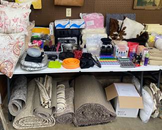 Assorted Rugs and Household