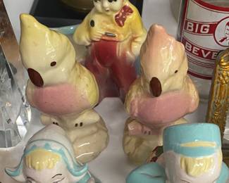Old Dutch Boy and Girl Figurines