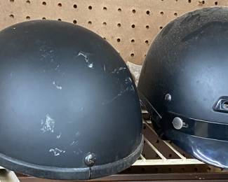 His and Her Motorcycle Helmets
