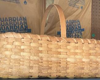 Oak Handle Basket