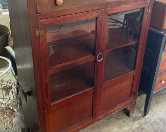 Old Pie Safe Cabinet