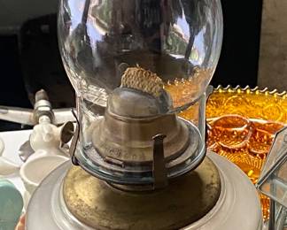 Antique Victorian Oil Lamp