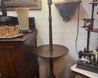 1960’s Mahogany Table Lamp 