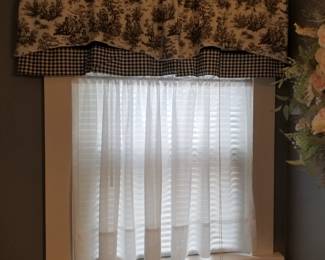 Window valance; blind