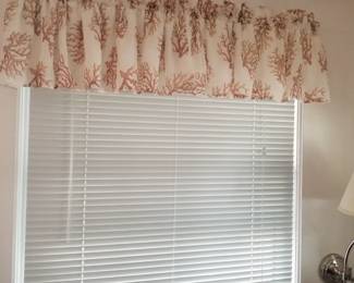Window valances; blinds
