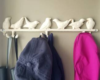 Bird hook rack