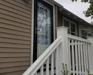 Entry door; Andersen storm door