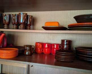 MCM dishes, Gerz, McCoy.
