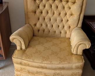 Beautiful gold brocade chair