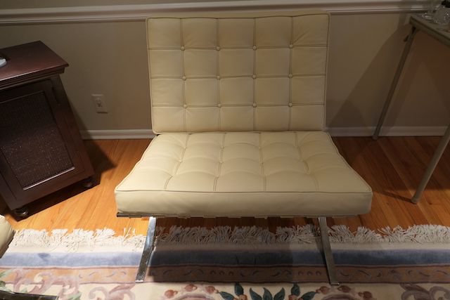 Pair of Barcelona Chairs in MINT CONDITION!