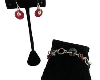 Sterling & glass beads by Lily