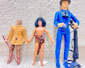 Johnny West General Custer, Bill Cody, Grok Warrior