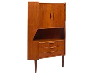 Danish MidCentury Corner Cabinet