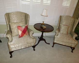 Wing Back Chairs, 
