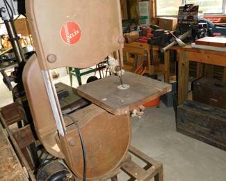 Side View Of Band Saw