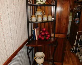 Iron Corner Bakers Rack